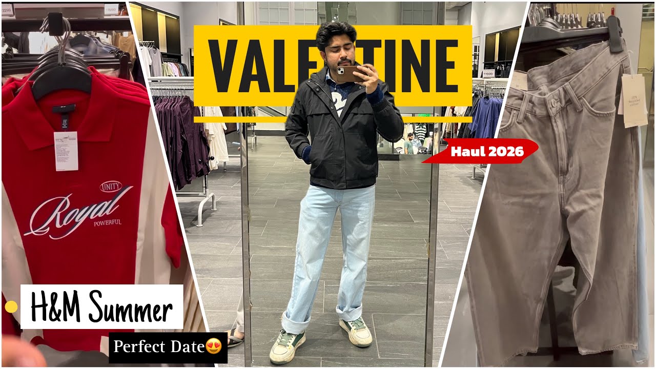 I Found the Perfect Valentine 💘 Outfit at H&M | h&m summer haul  | h&m pants haul | h&m 2026