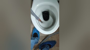 Blocked Microbore pipe, Little flow of water.  #idealpowerflush