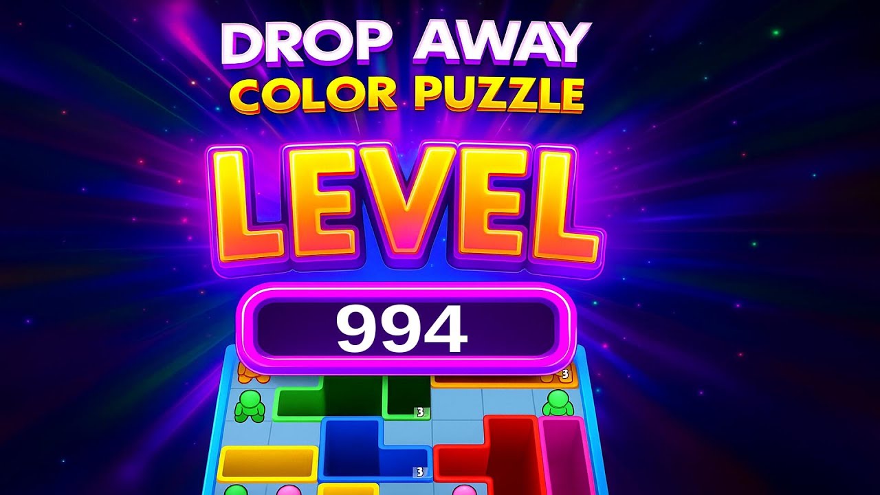Drop Away Level 994 | Walkthrough