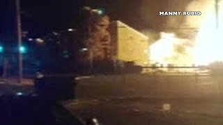 Neighbor witnessed large fire that engulfed 10 buildings in Downtown Las Vegas