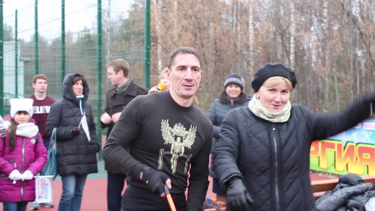 Открытие турников в п. Сингапай - YouTube