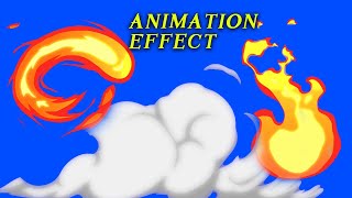 Cartoon Fire & Smoke Animation Effects VFX Free Download || 26 Pack Blue  Screen