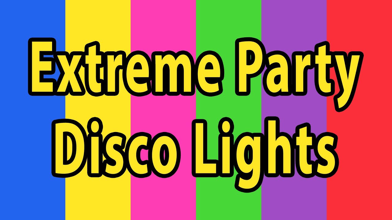 Extreme Party Lights for 10 Hours in 4K ,Useful for Parties Disco