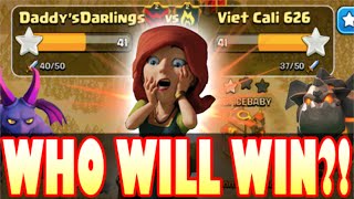 Clash of Clans - LAST SECOND ATTACK! WHO WILL WIN LIVE Clan Wars Attacks + Epic Ending!
