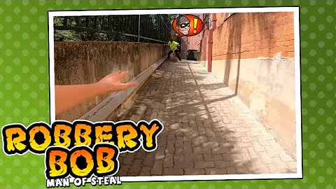 Police chase parkour POV but it's Robbery Bob