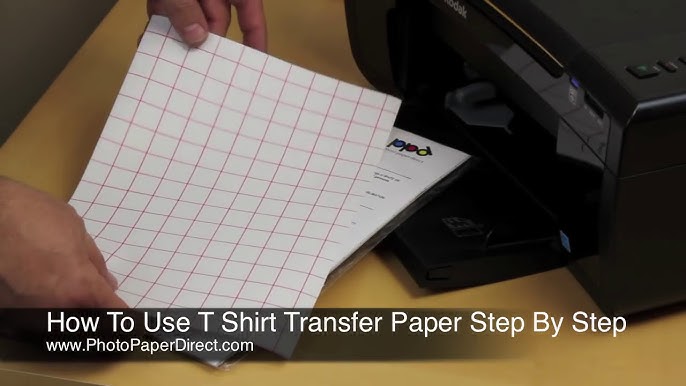 Laser HEAT TRANSFER PAPER Light Techni Print EZP 25 Sheets 8.5”x11” Made in  USA