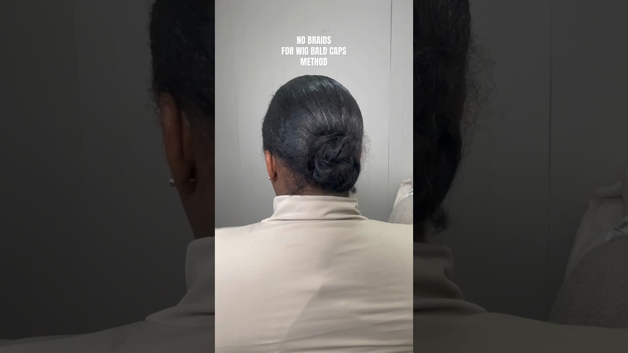 EASY bald cap method! NO BRAIDS NEEDED!