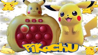 9 Minutes Satisfying with Unboxing Fast Push Electric Game Pikachu | ASMR Video