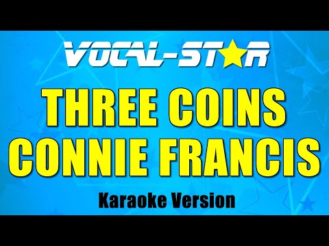Connie Francis - Three Coins with Lyrics HD Vocal-Star Karaoke 4K