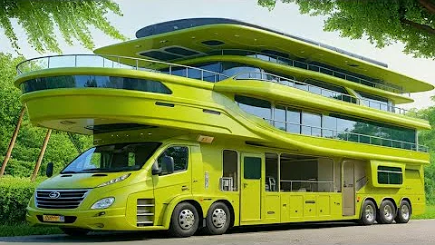 Top 7 Most Insane Luxury Motorhomes in the World (You Won’t Believe)