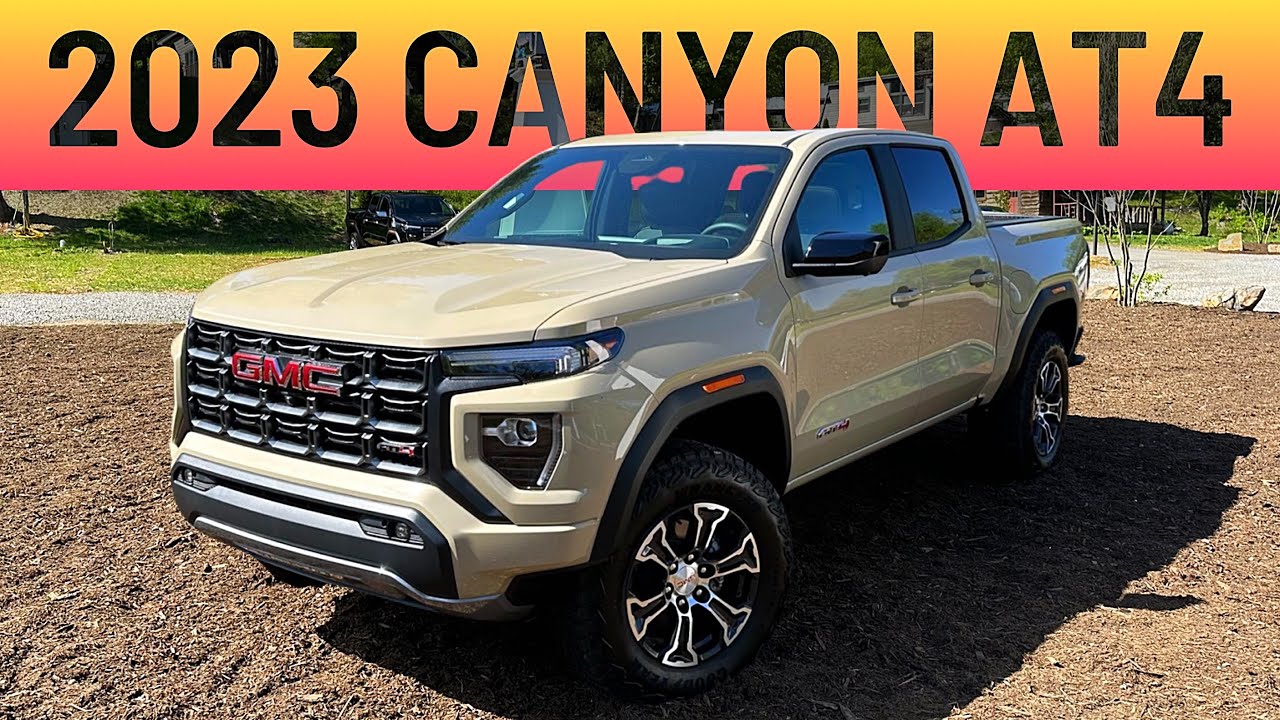 All New 2023 Gmc Canyon At4 Youtube