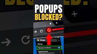 Disable PopUp Blocker | #chrome #popup #browser
