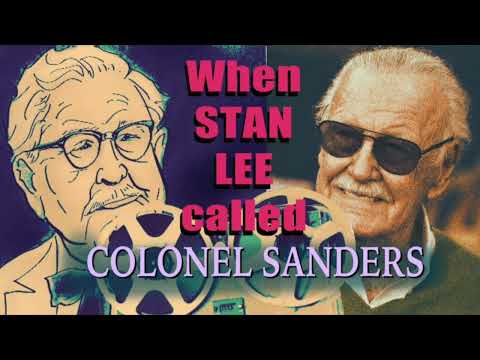 When Stan Lee Called Colonel Sanders: phone conversation recording