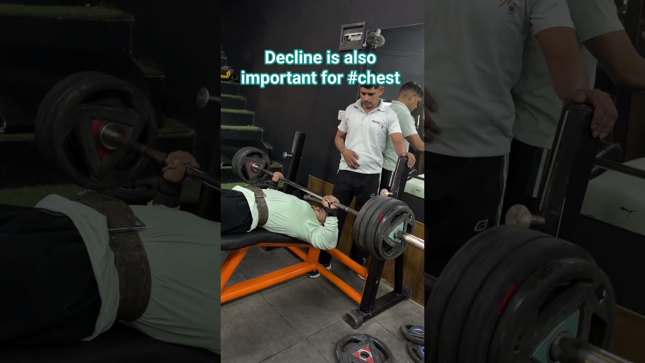 This exercise is highly effective for targeting the lower pectoral muscles. 💪🔥🏋️