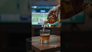 🏏 One Peg Per Wicket Challenge 😂🥃 | AFG 170/5 vs India #shorts #indiacricket #india
