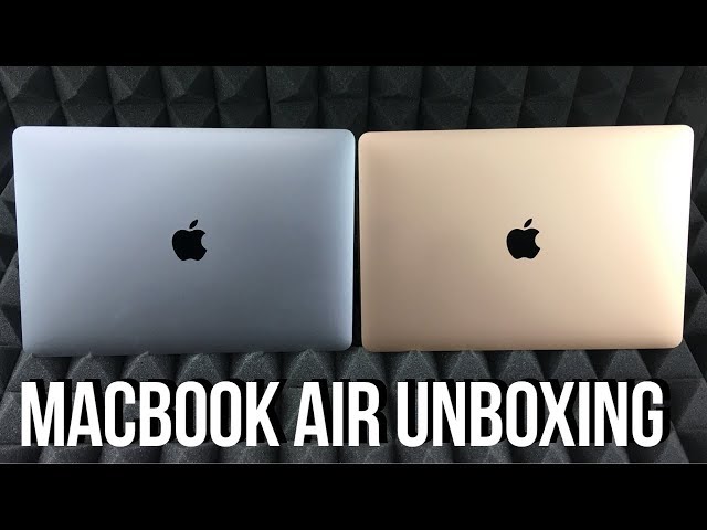 New MacBook Air Space Gray vs. Gold with Touch ID Unboxing | 8th