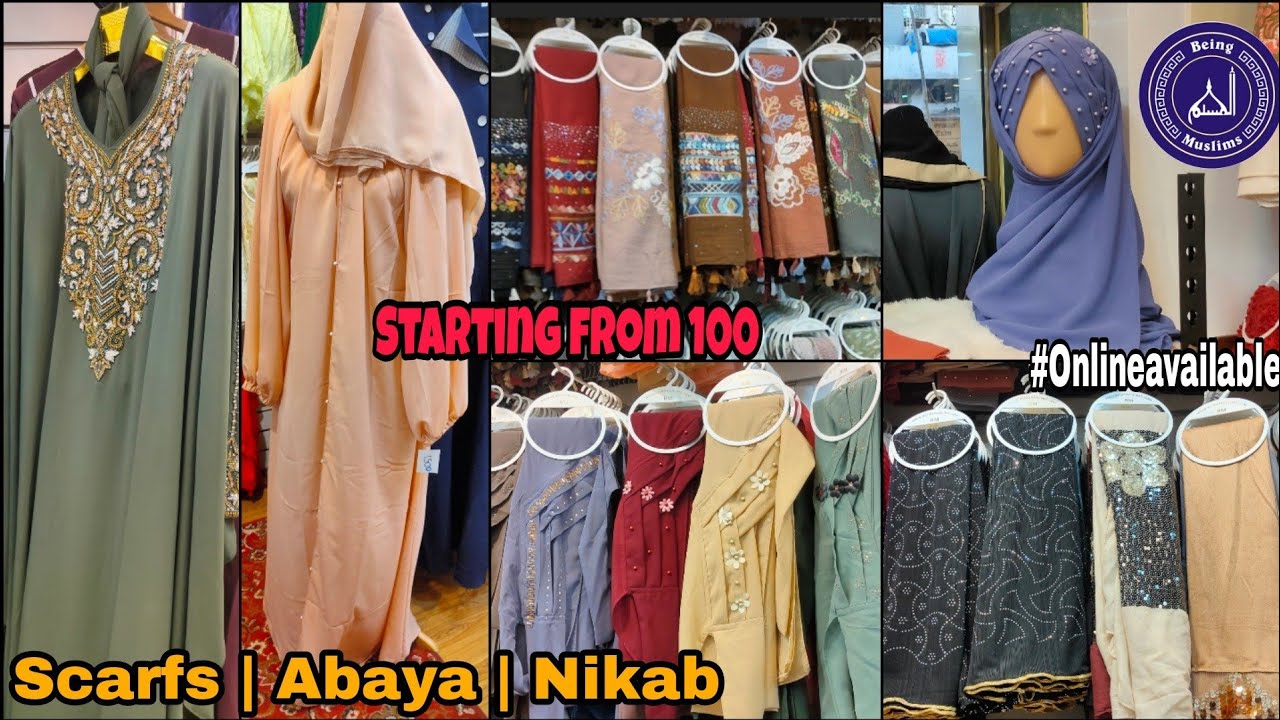 Best Hijab,Scarf, Niqab, Abaya Shop in Mohammad Ali RoadMumbai Dubai Abaya Retail & Wholesale