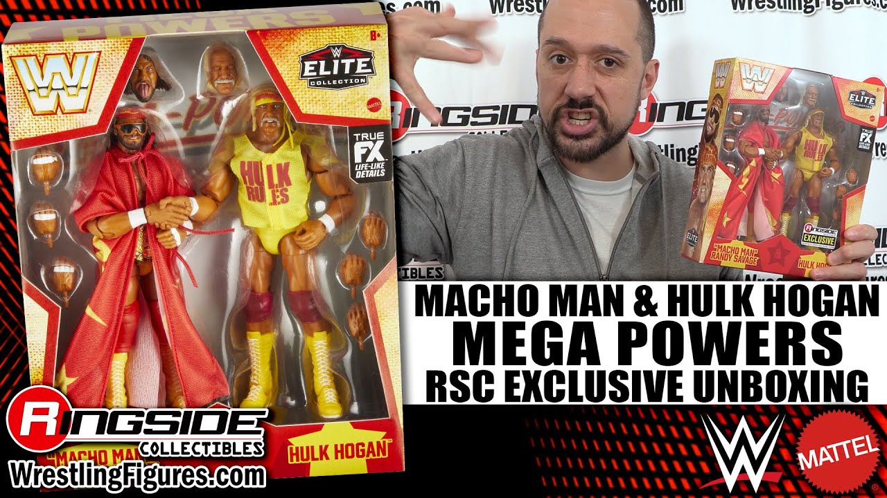 Ringside Collectibles Unboxing: Mega Powers Hulk Hogan & Macho Man Mattel WWE RSC Exclusive Figures!