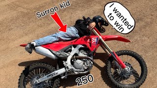 Surron kid tries to use a clutch ￼