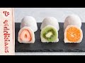 白玉粉で簡単♪果汁滴るフルーツ大福｜How to make Fruit Daifuku Mochi
