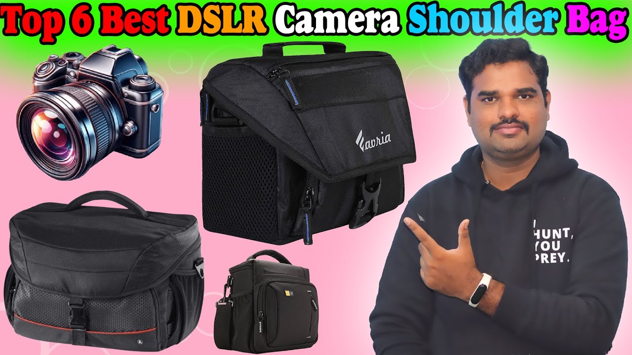 ✅ Top 6 Best DSLR Bag In India 2025 With Price |Camera Shoulder Bag Review & Comparison