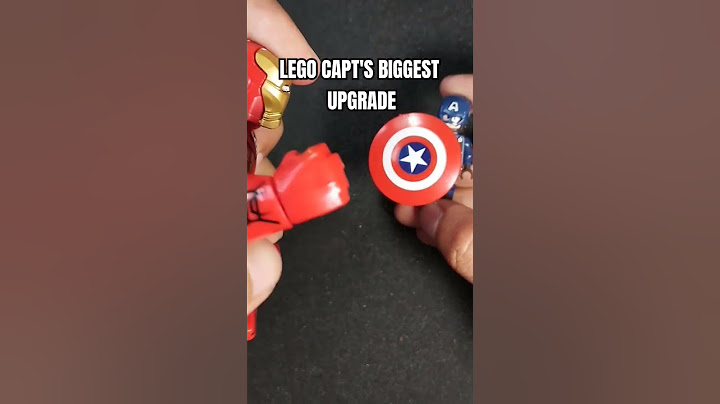 BIG UPGRADE ON LEGO CAPTAIN AMERICA MINIFIGURE