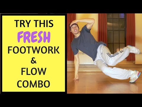 Bboy Footwork Tutorial | Wrist Hook Combo! | Flow Tutorial | How to Breakdance | Footwork Basics
