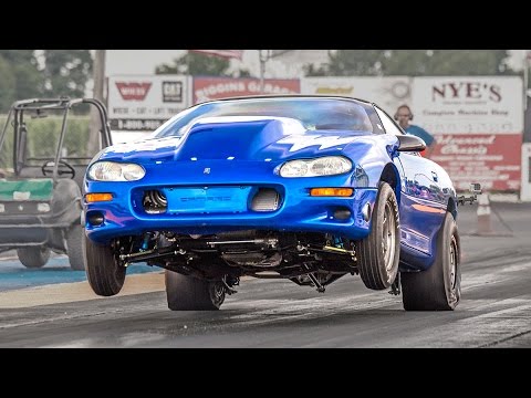 NEW RECORD - 6-Speed Turbo Camaro Goes 8.63 @ 158mph!!!