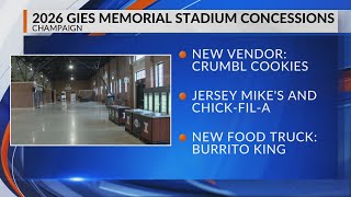 Crumbl Cookies full bars highlight new concessions features at Gies Memorial Stadium