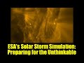 ESA's Solar Storm Simulation: Preparing for the Unthinkable