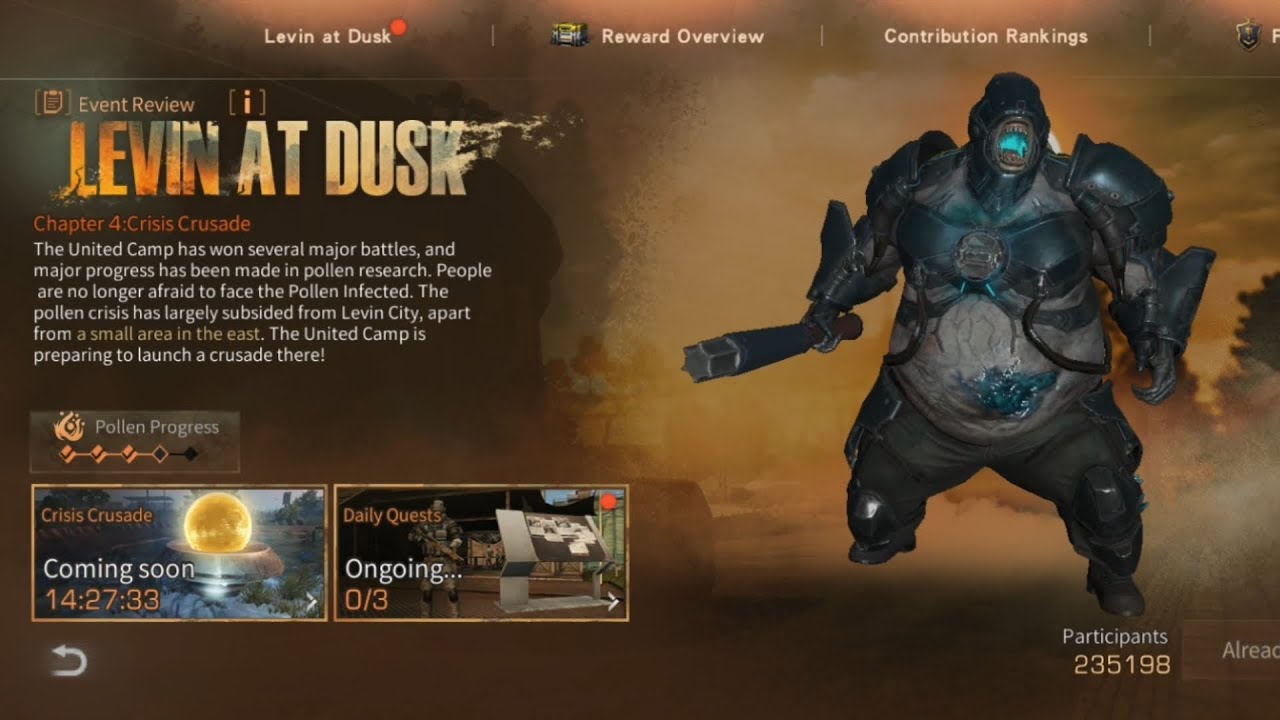 LifeAfter Levin at Dusk S2, Chapter 4 Crisis Crusade, Day 12 Crisis Crusade #12