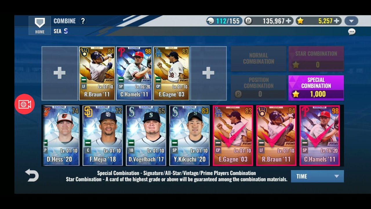 One Diamond Prime Player Plus Two Gold Prime Players Special Combination | MLB 9 Innings 21