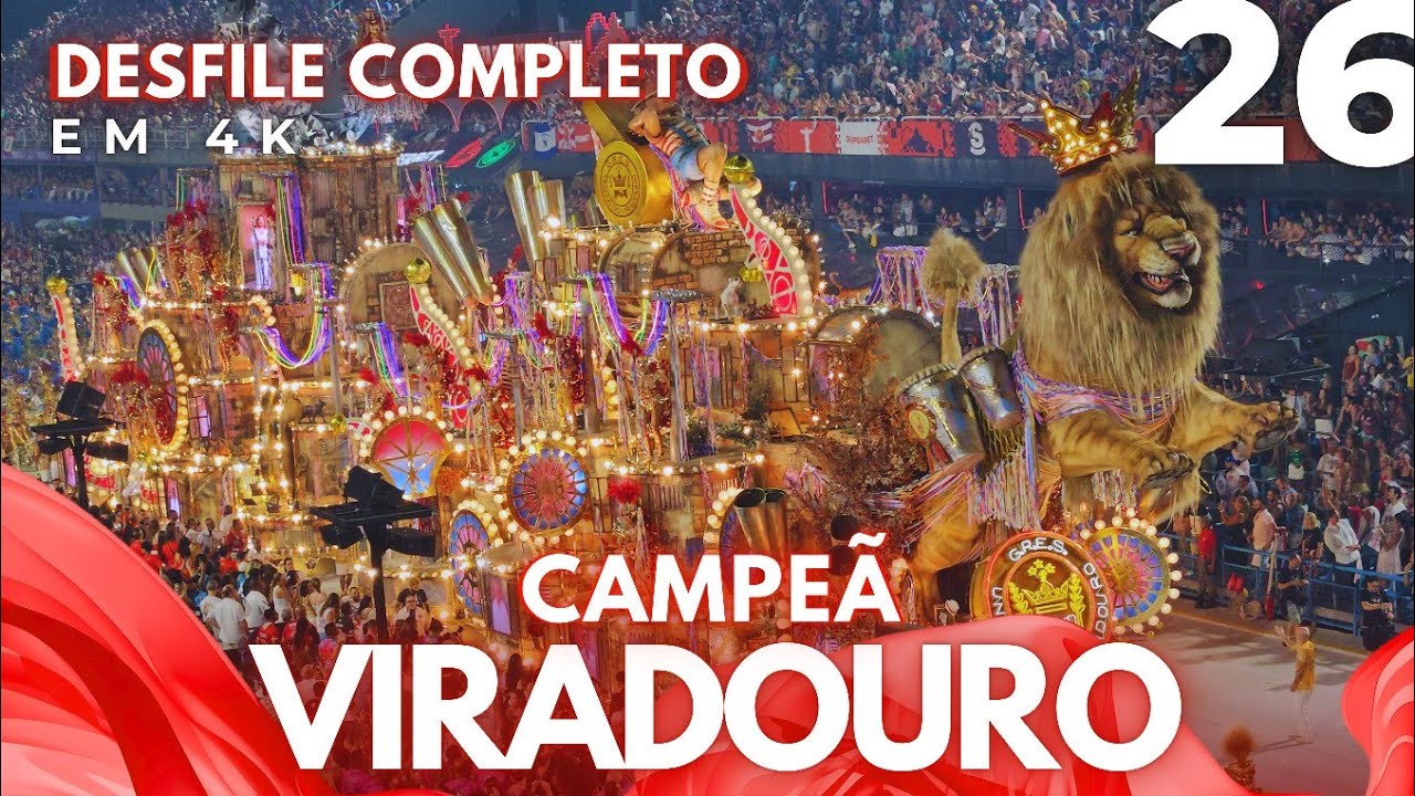 DESFILE VIRADOURO 2026 EM 4K COMPLETO EXCLUSIVO