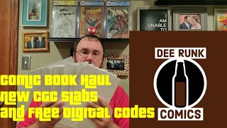 Comic Book Haul with some new CGC Slabs