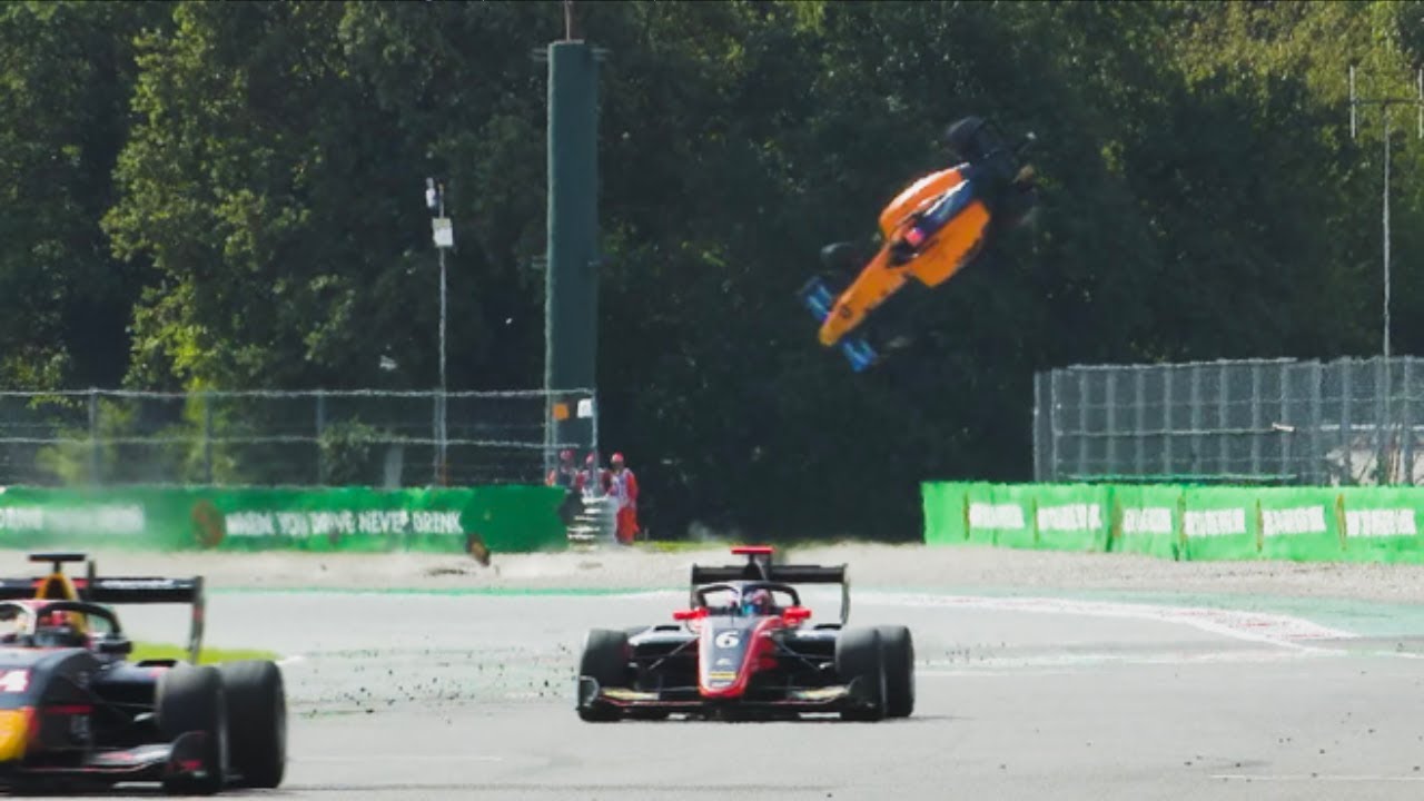 when a racecar flies