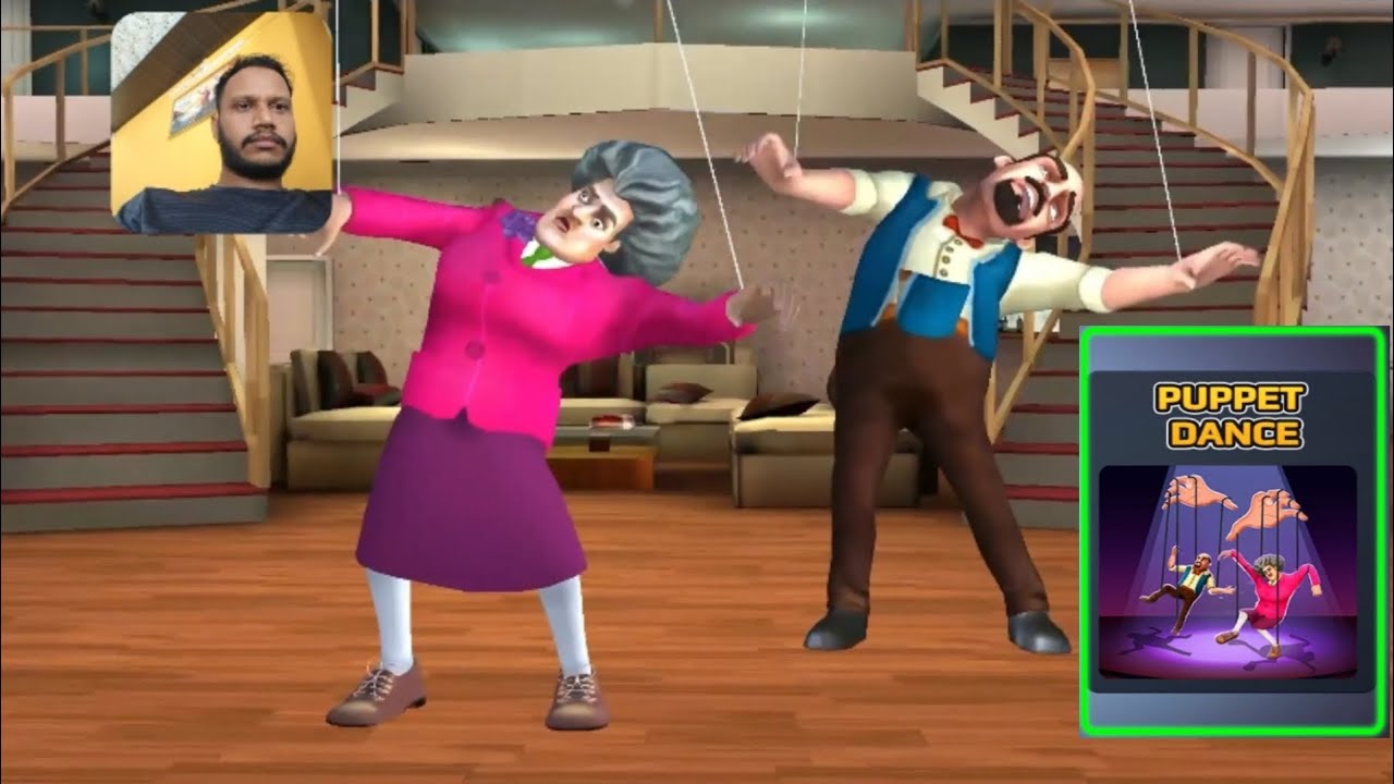 Scary Teacher 3D Puppet Dance - YouTube