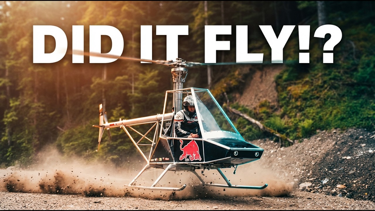 First Lift-Off Attempt | EXPERIMENTAL HELICOPTER BUILD SERIES #73