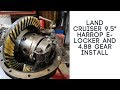 Land Cruiser 9.5" Harrop E-Locker and 4.88 Gears Install