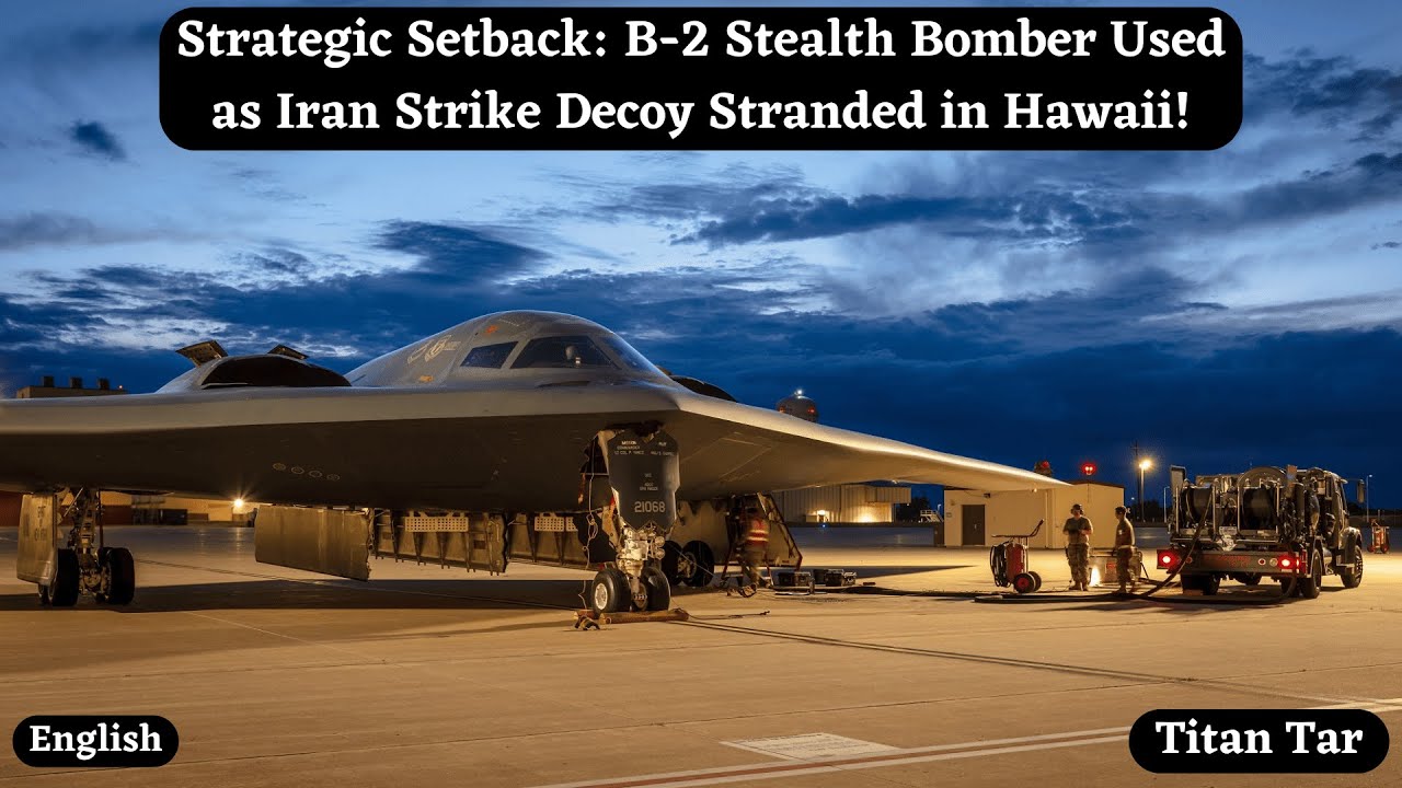 Strategic Setback: B-2 Stealth Bomber Used as Iran Strike Decoy Stranded in Hawaii!