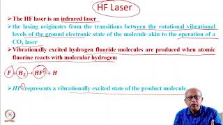 Principle of Operation of Hf, Df Chemical Oxygen Iodine Lasers #swayamprabha