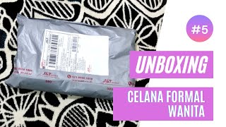 Unboxing Celana Formal Wanita Ukuran Besar 5