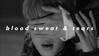 bts - blood sweat & tears (𝙨𝙡𝙤𝙬𝙚𝙙 𝙣 𝙧𝙚𝙫𝙚𝙧𝙗)