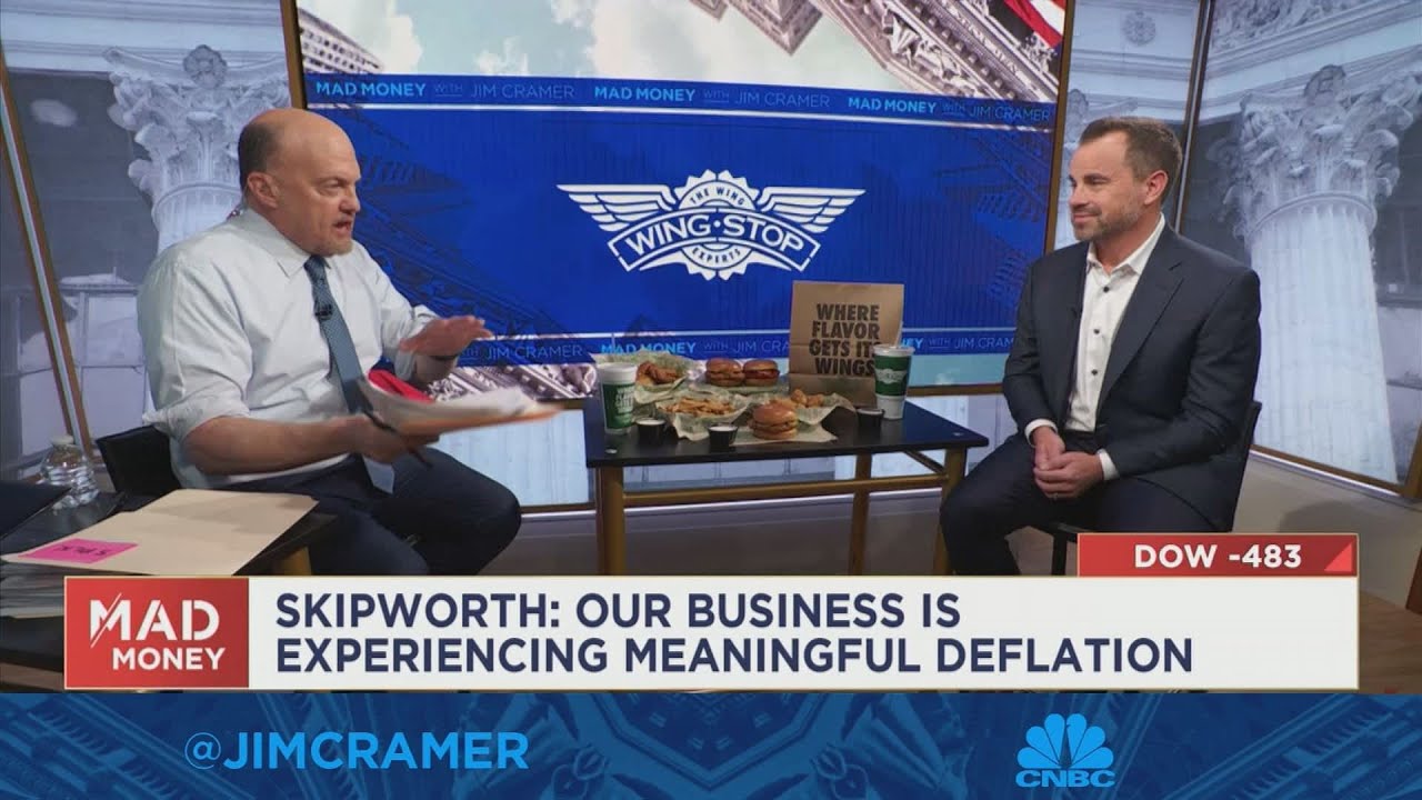 Wingstop CEO says the company is seeing meaningful deflation and transaction growth