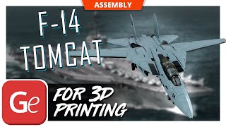 F-14 Tomcat 3D Printing Model | Assembly by Gambody