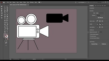 Make Video Camera Icon in Adobe Illustrator | Video Camera Icon | Illustrator tips