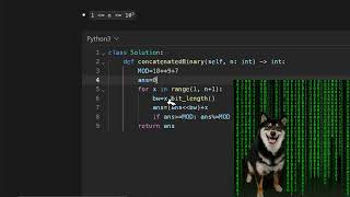 Py3 C++位元處理與DP解Leetcode 1680 Concatenation of Consecutive Binary Numbers