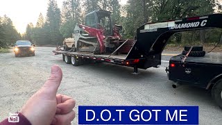 My First time getting pulled over by D.O.T…….