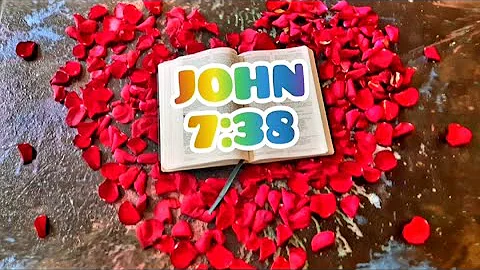 LIVING WATER/JOHN 7:38#MY DAILY DEVOTION