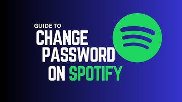How To Change Password On Spotify !