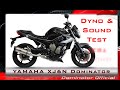 Yamaha xj6n  dyno  flames pure sound  stock vs dominator hq sound  exhaust compilations